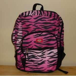   Deluxe Student Backpack   Pink Zebra Stripes