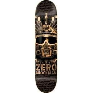  Zero Skateboards Brockman Industrial Fallout Deck: Sports 
