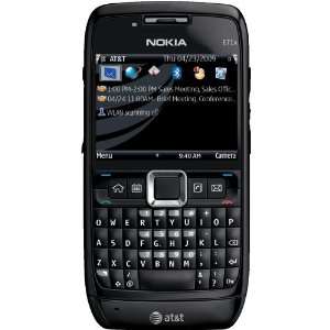  Nokia E71x Phone, Black (AT&T) Cell Phones & Accessories