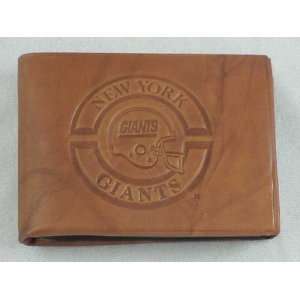  New York Giants Brown Leather Billfold: Everything Else