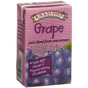 Knudsen Grape Juice, 8 Ounce Aseptic Boxes (Pack of 27)