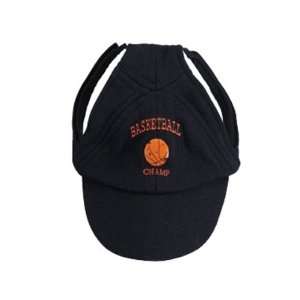   Basketball Champ Black Sports Cap Hat for Dogs Medium: Pet Supplies