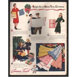  1942 Advertisement Cannon Towels Christmas Gift Ideas 