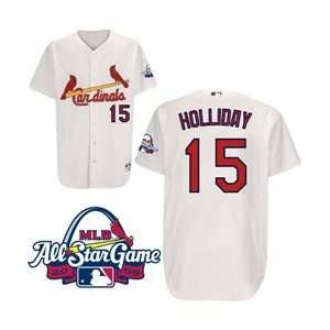 St. Louis Cardinals Authentic Matt Holliday Home Jersey w/2009 All 