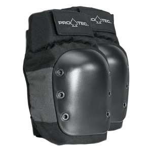  Protec Street Gear Knee Grey/Black, XL: Sports & Outdoors