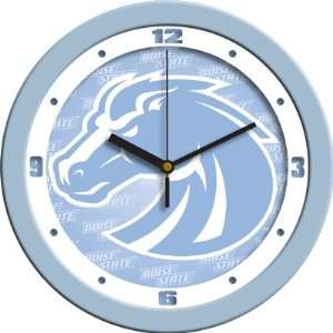  Boise State Broncos 12 Blue Wall Clock: Kitchen & Dining