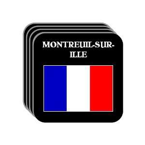  France   MONTREUIL SUR ILLE Set of 4 Mini Mousepad 