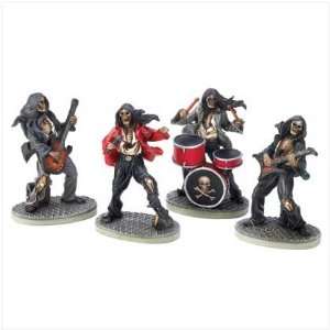  Skeleton Rock Band Figurines