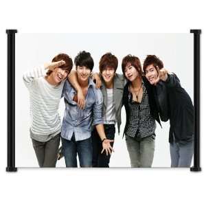  SS501 Kpop Fabric Wall Scroll Poster (24x16) Inches 
