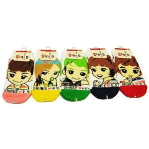   Socks 5 Pairs Featuring Onew, Jonghyun, Key, Minho & Taemin (Sherlock