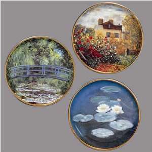  Artis Orbis Set Of Three Monet Plates