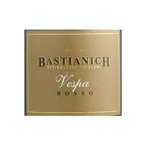  Bastianich Vespa Rosso 2008 750ML Grocery & Gourmet Food