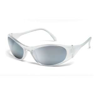  Crews Frostbite2 Safety Glasses   Clear Frame, Silver 