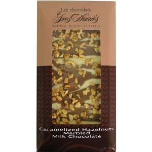 Yves Thuries Caramelized Hazelnuts Marbled Milk Chocolate:  