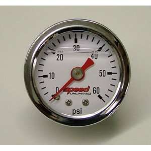    Speed 102L 1 1/2 0 60 PSI Fuel Pressure Gauge Liquid: Automotive