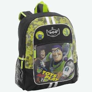  Toy Story 3 Buzz & Woody 16 inch Backpack   Blue: Toys 