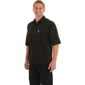 Chef Works CSCV BLK Cool Vent Cook Shirts, Black, Large 