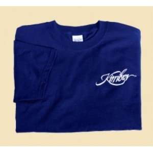  Kimber T shirt   Navy   Adult Large: Sports & Outdoors