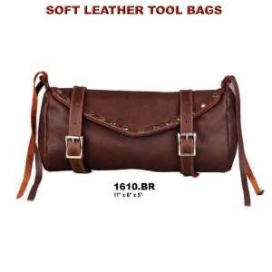  Soft Brown Leather Tool Bag