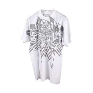  FLY CASUAL FLY TEE CHAOS WHT SM CHAOS WHITE S: Automotive