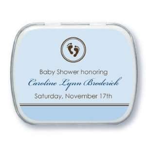  Personalized Mint Tins   Baby Feet: Blue By Fine Moments 