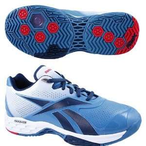 Reebok Mens Rematch Tennis Shoe (Blue/White):  Sports 