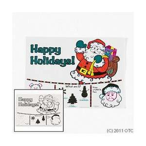  Paper Holiday Activity Sheets (pack of 24): Toys & Games