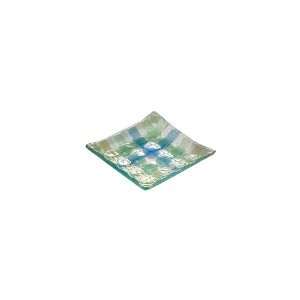   Curved Square Glass Sauce Dish   100209: Home & Kitchen