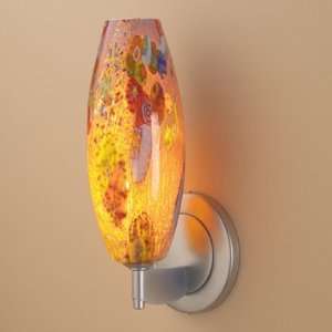  Bruck 100124mc tan mosaic matte chrome Ciro Sconce