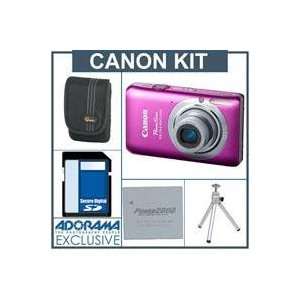  Canon PowerShot Elph 100HS Digital ELPH Camera Kit   Pink 