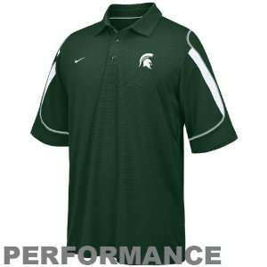 Nike Michigan State Spartans Green Stiff Arm Performance Polo  