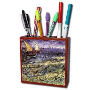  Seascape at Saintes Maries By Vincent Van Gogh Pencil 
