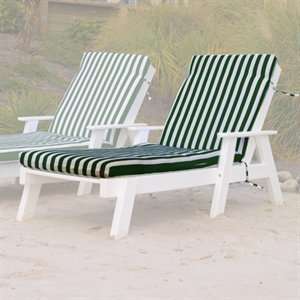  Poly Wood 2 piece Captain Outdoor Chaise Lounge: Patio 