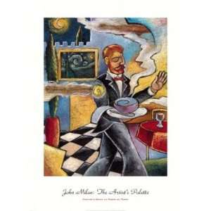  Vincents Soupe artist: John Milan 24x18: Home & Kitchen