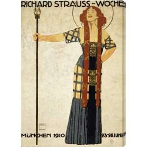  German Music Exposition Poster, Richard Strauss AZV00993 