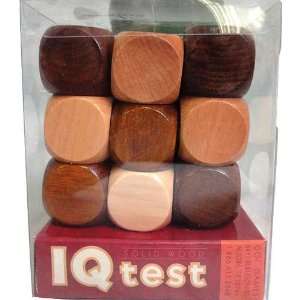  IQ Test Wood Cube: Toys & Games