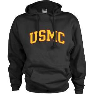  US Marine Corps Perennial Hooded Sweatshirt: Sports 