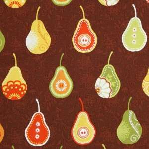  Riley Blake Decadence Pears Brown Fabric Yardage: Arts 