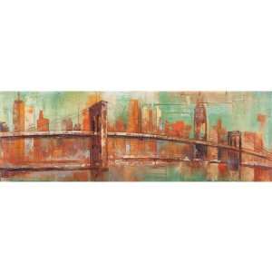  Yosemite Home Decor YD110322A New York View Hand Painted 