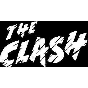  CLASH THE CLASH BAND WHITE LOGO DECAL STICKER: Everything 
