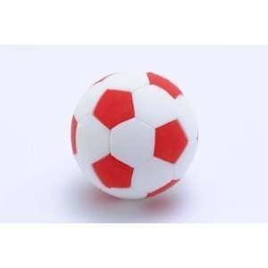  Red & White Soccer Ball Eraser: Toys & Games