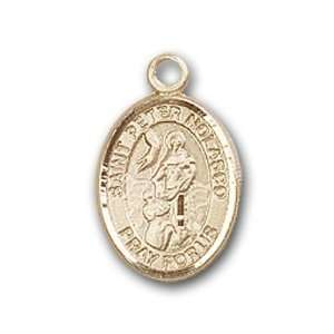  12K Gold Filled St. Peter Nolasco Medal: Jewelry