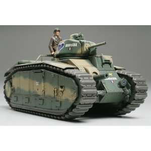  Tamiya 1/35 French Battle Tank Char B1 bis: Toys & Games