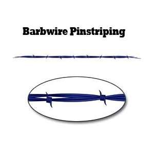   Barbwire Pinstripe Decal   48 L with 1 1/2 Barbs 