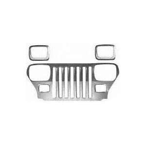  72 86 JEEP CJ7 series GRILLE SUV, Applique Kit, Stainless 