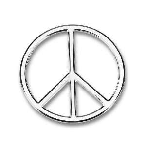  Cruiser Accessories 3D Cals Chrome Peace Sign Decal 