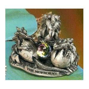   : Silverplated & Antiqued Crystal New Borns Sculpture: Home & Kitchen