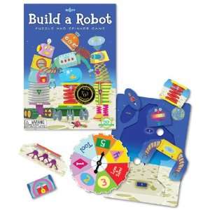  Eeboo Build A Robot Puzzle & Spinner Game Toys & Games