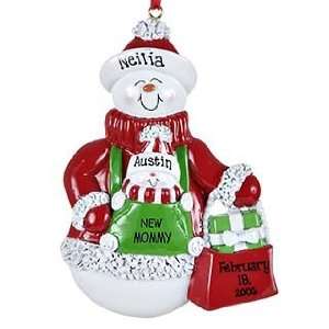 Personalized New Mommy Christmas Ornament:  Home & Kitchen
