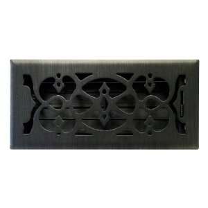  2X10 BLACK VICTORIAN FLOOR REGISTER